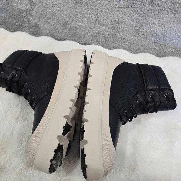 UGG Neumel High Weather Hybrid Waterproof Boots Men's Size 12 Black Leather NEW - Picture 10 of 11